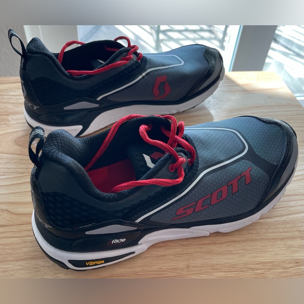 Scott - Eride Trail Shoes, Grey & Red, 9M